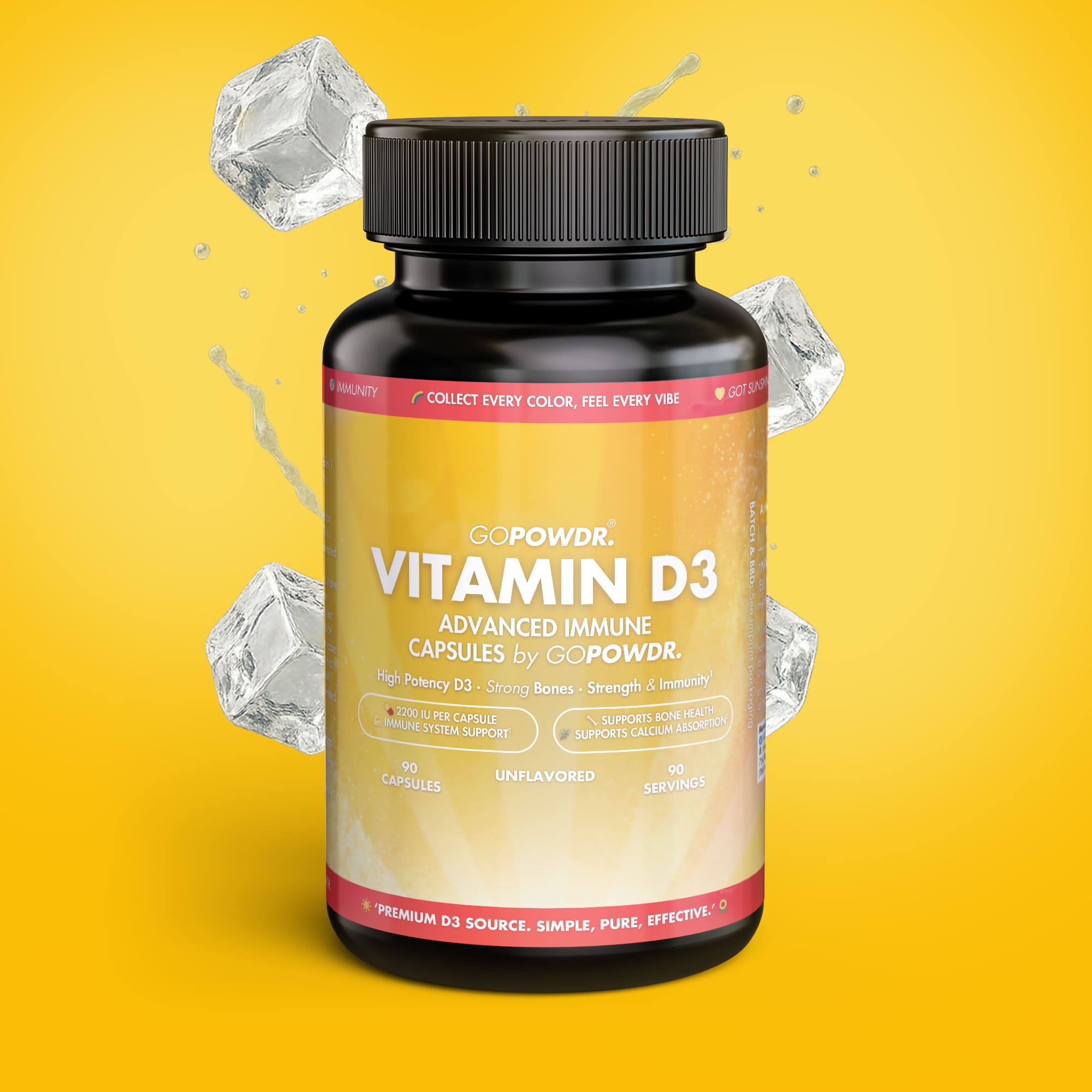 Vitamine D3 (90 capsules)